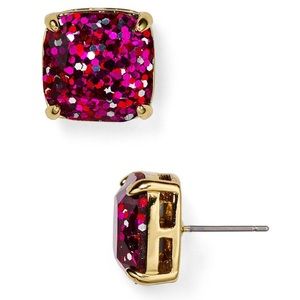 Kate Spade ♠️ Pink Glitter Earring Studs